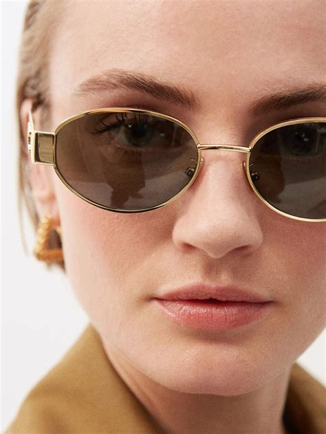 celine sunglasses triomphe dupe|celine triomphe round sunglasses.